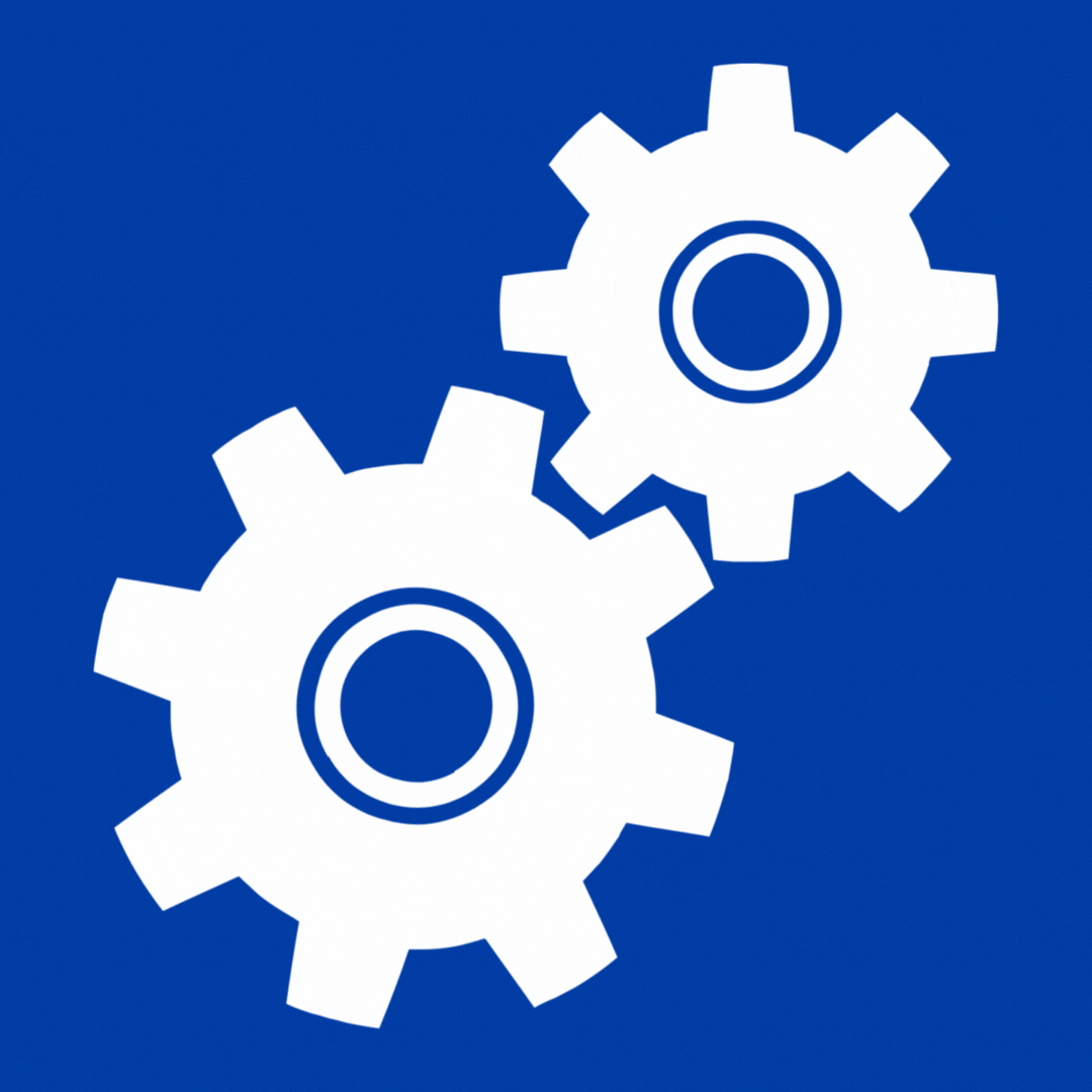 Gear symbol for engineering students
